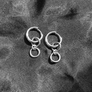 Silver Hoop Earrings
